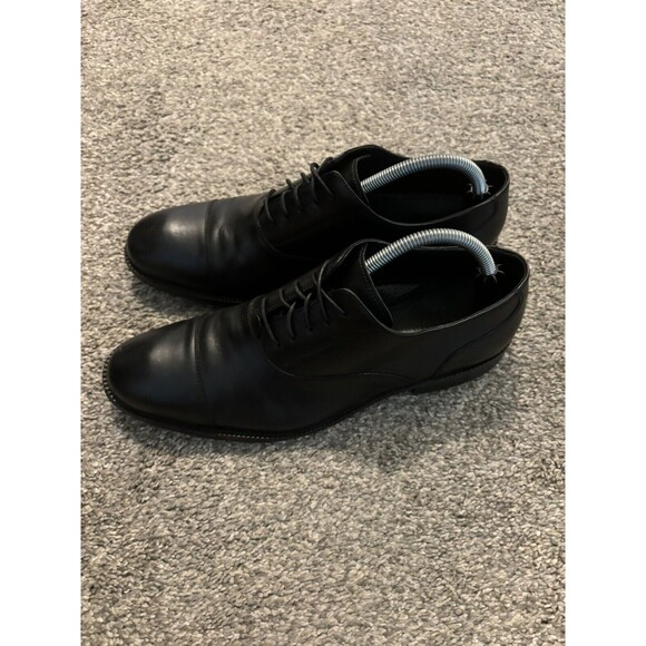 Cole Haan Men\'s Size 9M Black Leather Lace Up Oxfords Dress Shoes C12202 main image 9